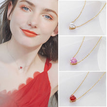 Load image into Gallery viewer, Love Stainless Steel Necklace Trendy and Niche Design Fashionable Versatile Collarbone Chain for Women Jewelry
