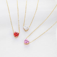 Load image into Gallery viewer, Love Stainless Steel Necklace Trendy and Niche Design Fashionable Versatile Collarbone Chain for Women Jewelry

