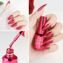 Load image into Gallery viewer, Long-lasting Mirror Polish Quick-drying Metallic Silver Purple Rose Gold Durable Nail Polish Is Not Peelable Nails Decoration
