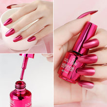 Load image into Gallery viewer, Long-lasting Mirror Polish Quick-drying Metallic Silver Purple Rose Gold Durable Nail Polish Is Not Peelable Nails Decoration
