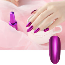 Load image into Gallery viewer, Long-lasting Mirror Polish Quick-drying Metallic Silver Purple Rose Gold Durable Nail Polish Is Not Peelable Nails Decoration
