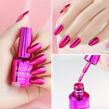 Load image into Gallery viewer, Long-lasting Mirror Polish Quick-drying Metallic Silver Purple Rose Gold Durable Nail Polish Is Not Peelable Nails Decoration
