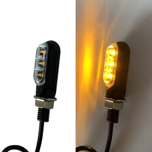 Load image into Gallery viewer, 2Pcs 3LED Mini 12V Motorcycle Turn Signal Light Lamp Indicators Blinker Amber Motorbike
