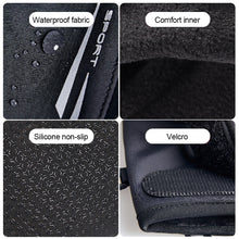 Load image into Gallery viewer, Outdoor Waterproof Gloves Autumn Winter Fleece Warm Windproof And Cold Resistant Equipment Mountaineering Skiing Cycling Gloves With Night Reflective Strip Touch Screen Function
