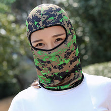 Load image into Gallery viewer, Summer Outdoor Sports Ice Silk Sun Shield Printed Cycling Mask Bicycle Motorcycle Windproof Dust Prevention One-Piece Head Cover Riding Accessories
