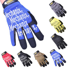 Load image into Gallery viewer, Letters Super Technician Long Finger Tactical Gloves Army Fan Special Forces Combat Outdoor Mountaineering Non-Slip Warm Riding Gloves
