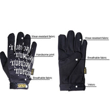 Load image into Gallery viewer, Letters Super Technician Long Finger Tactical Gloves Army Fan Special Forces Combat Outdoor Mountaineering Non-Slip Warm Riding Gloves

