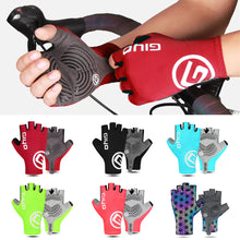Load image into Gallery viewer, Windbreak Cycling Anti-Slip Shock-Absorbing Half-Finger Gloves High Elastic Lycra Fabric Outdoor Mountain Bike Riding Equipment Unisex
