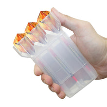 Load image into Gallery viewer, 3PCS Of Capacity Portable Transparent Dart Box With Aluminum Alloy Buckle Integrated Universal Plastic Dart Box For Professional Darts Players To Use
