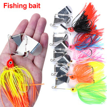 Load image into Gallery viewer, 14.7G Rotate Heart Piece Water Baffle Bearded Lure Bait Compound Anti-Bottom Bait With Tassel Fishing Accessories
