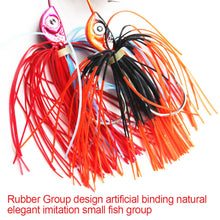 Load image into Gallery viewer, 14.7G Rotate Heart Piece Water Baffle Bearded Lure Bait Compound Anti-Bottom Bait With Tassel Fishing Accessories
