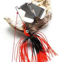 Load image into Gallery viewer, 14.7G Rotate Heart Piece Water Baffle Bearded Lure Bait Compound Anti-Bottom Bait With Tassel Fishing Accessories
