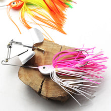 Load image into Gallery viewer, 14.7G Rotate Heart Piece Water Baffle Bearded Lure Bait Compound Anti-Bottom Bait With Tassel Fishing Accessories
