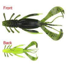 Load image into Gallery viewer, 10CM/10G Two-Color Hairy Beard Pvc Soft Shrimp Lure Bait Cooperation With Crank Hook Bionic Soft Worm Fishing Accessories
