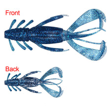 Load image into Gallery viewer, 10CM/10G Two-Color Hairy Beard Pvc Soft Shrimp Lure Bait Cooperation With Crank Hook Bionic Soft Worm Fishing Accessories
