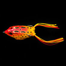 Load image into Gallery viewer, 5G/8G/13G Simulation Spotted Thunder Frog Double Barb Lure Bait Black Gold Just Blood Trough Hook With Barb Snakehead Fishing Accessories
