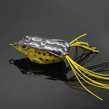 Load image into Gallery viewer, 5G/8G/13G Simulation Spotted Thunder Frog Double Barb Lure Bait Black Gold Just Blood Trough Hook With Barb Snakehead Fishing Accessories
