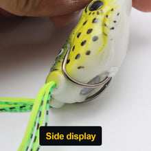 Load image into Gallery viewer, 5G/8G/13G Simulation Spotted Thunder Frog Double Barb Lure Bait Black Gold Just Blood Trough Hook With Barb Snakehead Fishing Accessories
