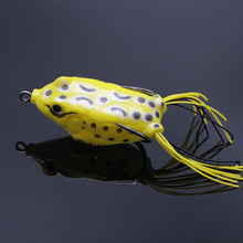 Load image into Gallery viewer, 5G/8G/13G Simulation Spotted Thunder Frog Double Barb Lure Bait Black Gold Just Blood Trough Hook With Barb Snakehead Fishing Accessories
