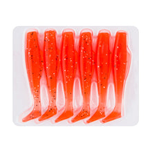 Load image into Gallery viewer, 6PCS 5G/8CM T Tail Lure Soft Bait Long Cast Soft Worm TPR Fishing Bait Mandarin Fish Perch Suitable Fishing Equipment
