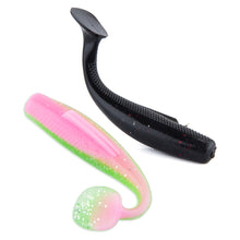 Load image into Gallery viewer, 6PCS 5G/8CM T Tail Lure Soft Bait Long Cast Soft Worm TPR Fishing Bait Mandarin Fish Perch Suitable Fishing Equipment
