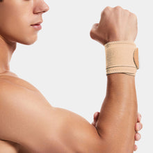 Load image into Gallery viewer, Double Fixed Winding Sports Wrist Brace Fitness High Elastic Protective Bandage Badminton Basketball Volleyball Pressure Anti-Sprain Strap
