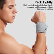 Load image into Gallery viewer, Double Fixed Winding Sports Wrist Brace Fitness High Elastic Protective Bandage Badminton Basketball Volleyball Pressure Anti-Sprain Strap
