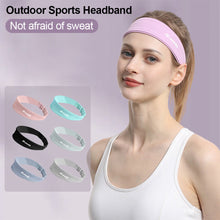 Load image into Gallery viewer, Leica Sports Headband Men Women Running Ball Sports Yoga Professional Sweat Guide Headband Outdoor Cycling Sweat Absorption Band Face Wash Lacing
