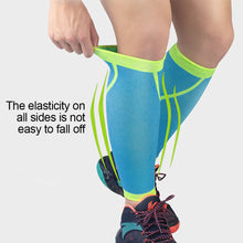 Load image into Gallery viewer, 1PC Men Women Sports Leg Protectors Professional Running Marathon Basketball Football Protectors Breathable Knitted Compression Elastic Socks With Non-Slip Strip
