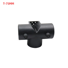 Load image into Gallery viewer, 60mm/75mm Y/T Car Heater Air Vent Ducting Piece Exhaust Connector Dual Closable Open Regulatin for Diesel Parking Heater

