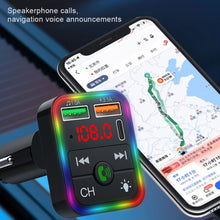 Load image into Gallery viewer, P2 Car Kit MP3 Player Handsfree Audio Receiver Car Charger Adapter Car Hands-free Bluetooth-compaitable LED FM Transmitter
