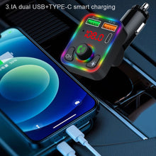 Load image into Gallery viewer, P3 Wireless Bluetooth 5.0 FM Transmitter Hands free Car Kit MP3 Player USB USB C Charger
