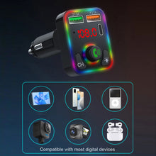 Load image into Gallery viewer, P3 Wireless Bluetooth 5.0 FM Transmitter Hands free Car Kit MP3 Player USB USB C Charger
