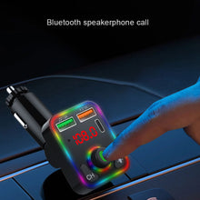 Load image into Gallery viewer, P3 Wireless Bluetooth 5.0 FM Transmitter Hands free Car Kit MP3 Player USB USB C Charger
