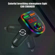 Load image into Gallery viewer, P6 Led Display Car Handsfree Audio Receiver Voltage Detection Car Kit Mp3 Modulator Player Stereo Bluetooth 64g 87.5mhz108.0mhz
