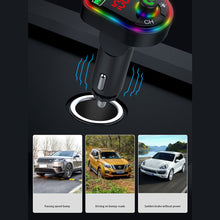 Load image into Gallery viewer, P6 Led Display Car Handsfree Audio Receiver Voltage Detection Car Kit Mp3 Modulator Player Stereo Bluetooth 64g 87.5mhz108.0mhz
