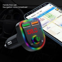 Load image into Gallery viewer, P6 Led Display Car Handsfree Audio Receiver Voltage Detection Car Kit Mp3 Modulator Player Stereo Bluetooth 64g 87.5mhz108.0mhz
