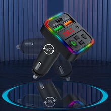 Load image into Gallery viewer, P18 FM Transmitter Audio Receiver MP3 Player 3.1A 2 USB Fast Charging Handsfree Bluetooth-compatible 5.0 Car Kit
