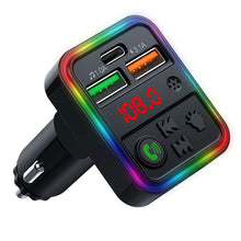 Load image into Gallery viewer, P18 FM Transmitter Audio Receiver MP3 Player 3.1A 2 USB Fast Charging Handsfree Bluetooth-compatible 5.0 Car Kit
