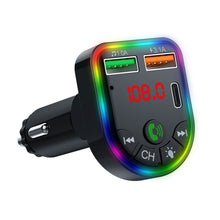 Load image into Gallery viewer, P20 FM Transmitter Audio Receiver MP3 Player 3.1A 2 USB Fast Charging Handsfree Bluetooth-compatible 5.0 Car Kit
