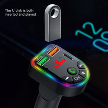 Load image into Gallery viewer, P20 FM Transmitter Audio Receiver MP3 Player 3.1A 2 USB Fast Charging Handsfree Bluetooth-compatible 5.0 Car Kit

