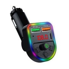 Load image into Gallery viewer, P21 FM Transmitter Audio Receiver MP3 Player 3.1A 2 USB Fast Charging Handsfree Bluetooth-compatible 5.0 Car Kit
