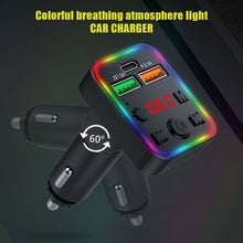 Load image into Gallery viewer, P22 FM Transmitter Audio Receiver MP3 Player 3.1A 2 USB Fast Charging Handsfree Bluetooth-compatible 5.0 Car Kit

