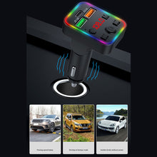 Load image into Gallery viewer, P22 FM Transmitter Audio Receiver MP3 Player 3.1A 2 USB Fast Charging Handsfree Bluetooth-compatible 5.0 Car Kit
