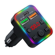 Load image into Gallery viewer, P22 FM Transmitter Audio Receiver MP3 Player 3.1A 2 USB Fast Charging Handsfree Bluetooth-compatible 5.0 Car Kit
