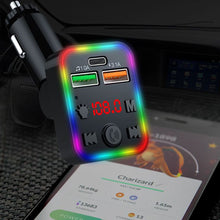 Load image into Gallery viewer, P22 FM Transmitter Audio Receiver MP3 Player 3.1A 2 USB Fast Charging Handsfree Bluetooth-compatible 5.0 Car Kit
