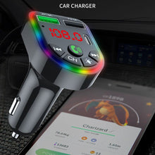 Load image into Gallery viewer, F20 Car Bluetooth 5.0 FM Transmitter Wireless Handsfree Audio Receiver MP3 Player LED 3.1A Dual USB Fast Charger Car Accessories Kit
