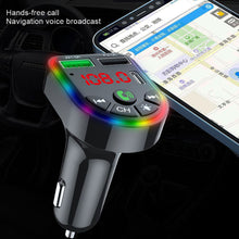 Load image into Gallery viewer, F20 Car Bluetooth 5.0 FM Transmitter Wireless Handsfree Audio Receiver MP3 Player LED 3.1A Dual USB Fast Charger Car Accessories Kit

