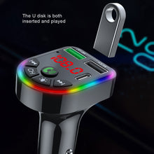Load image into Gallery viewer, F20 Car Bluetooth 5.0 FM Transmitter Wireless Handsfree Audio Receiver MP3 Player LED 3.1A Dual USB Fast Charger Car Accessories Kit
