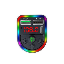 Load image into Gallery viewer, F21 Car Bluetooth 5.0 FM Transmitter Wireless Handsfree Audio Receiver MP3 Player LED 3.1A Dual USB Fast Charger Car Accessories Kit
